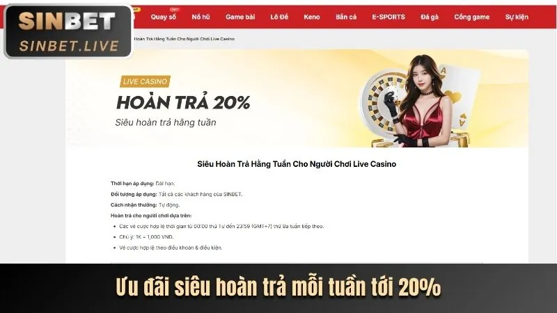 Hoàn trả hàng ngày cho game bắn cá tại Onbet
